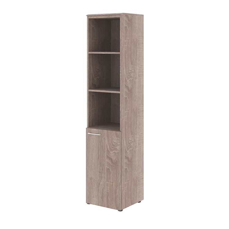 Шкаф колонка Skyland с глухой малой дверью (R) и топом WHC 42.5(R) дуб сонома 432х432х1949 WAVE
