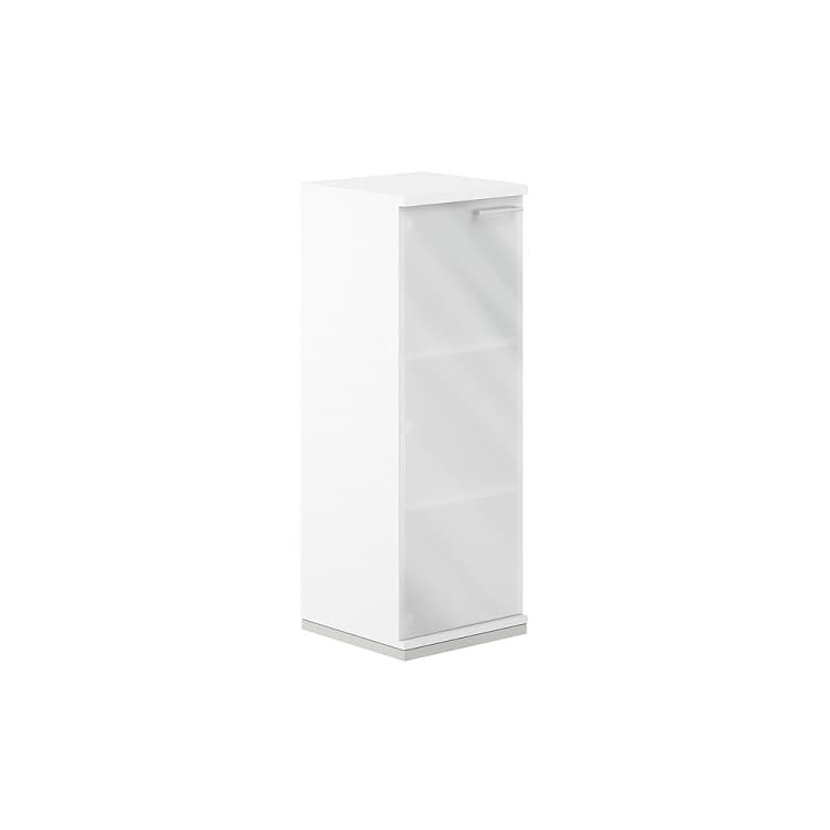 Шкаф со стеклом 3-уровневый Norden Allegro AG.205.WH.WH.GL
