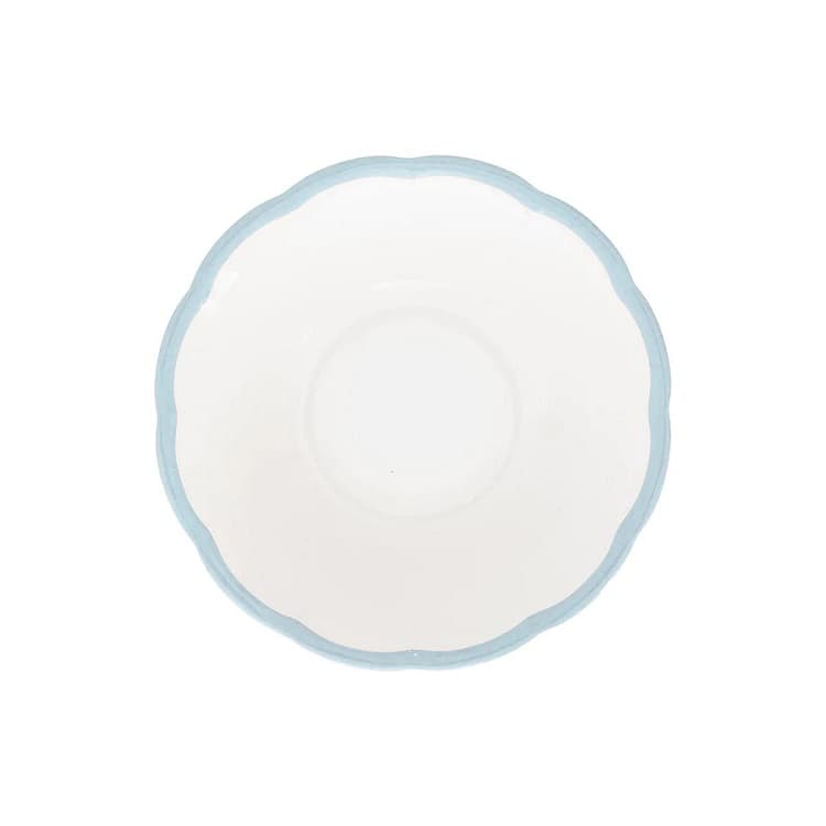 Салатник с цветным кантом (голубой) 16,8 см Bitossi Petalo PET00310 Bordo azzurro