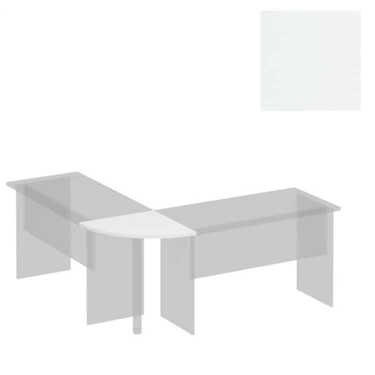 Угловой сегмент Юнитекс Комфорт К.203 БП (60x60x2.5) белый премиум