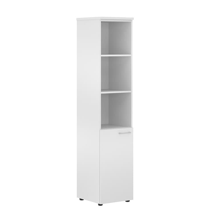 Шкаф колонка Skyland с глухой малой дверью (L) и топом XHC 42.5(L) белый 432х432х1955 XTEN