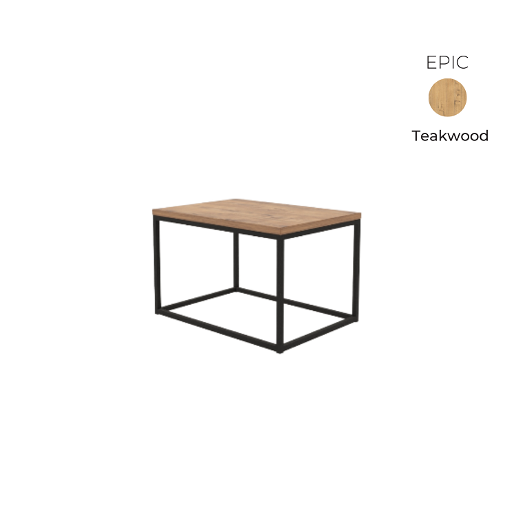 Стол журнальный прямоугольный Алсав 21EPIC.075 Teakwood
