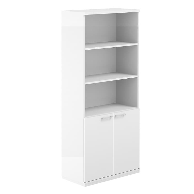 Шкаф полуоткрытый Norden Allegro AG.220.WH.WH.WH