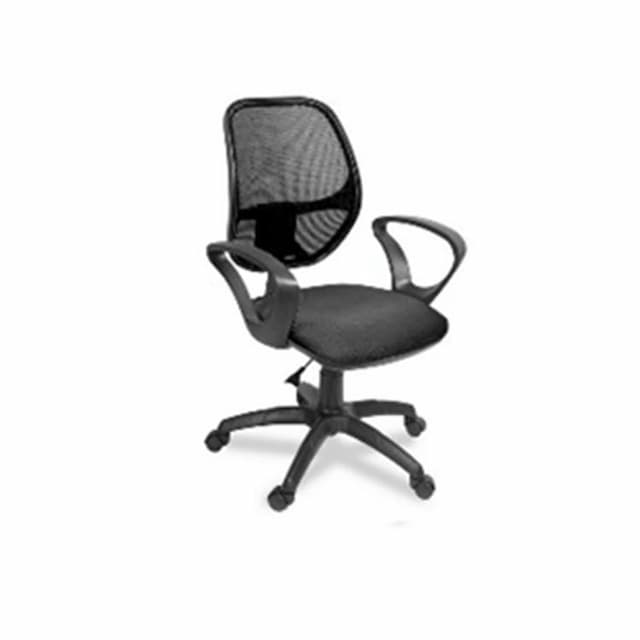 Кресло компьютерное Мирэй Марс new Чарли синхро (черный), ткань В-14/В-1