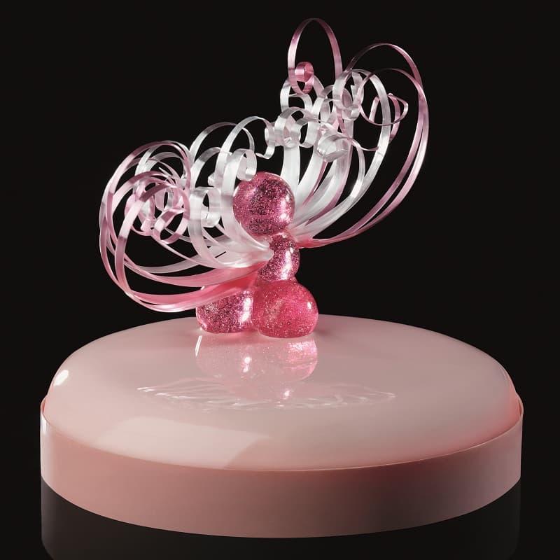 Форма для мороженого/суфле 3D Pavoni "Классик" d180мм h45мм (объем 1л), силикон KE025S
