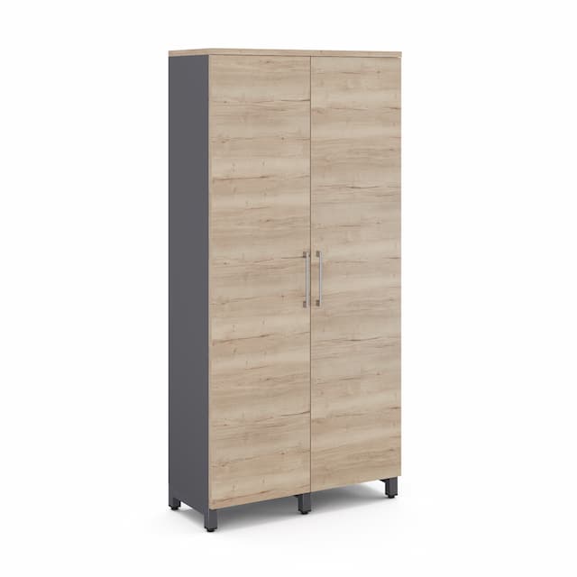 Шкаф распашной Kobor HR/5-90/40/M graphite/natural