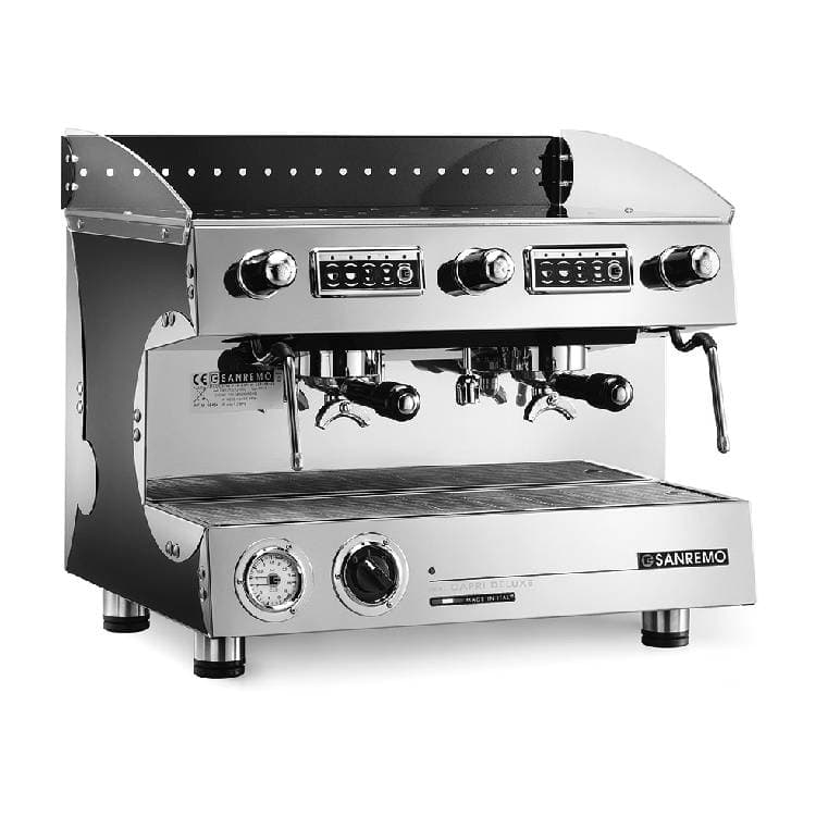 Кофемашина Sanremo Capri SED DLX (автомат) 2 гр. чёрная