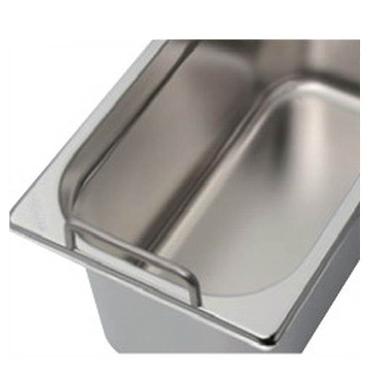 Гастроемкость GN1/1-150мм, прямые вертикальные сварные ручки Inox Macel 11150+MAVE