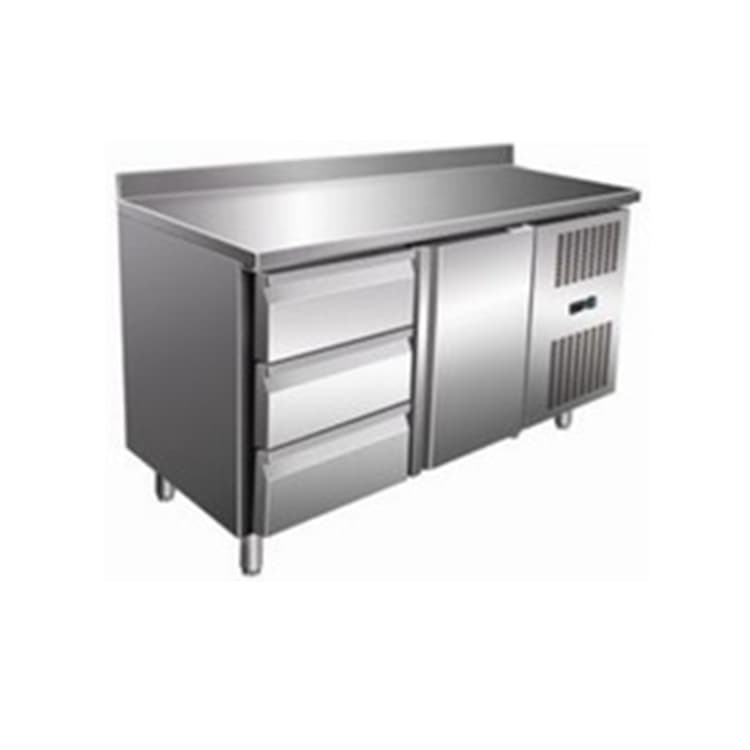 Стол с морозильным шкафом Cooleq GN2230BT бортик 3 ящика+1 дверь