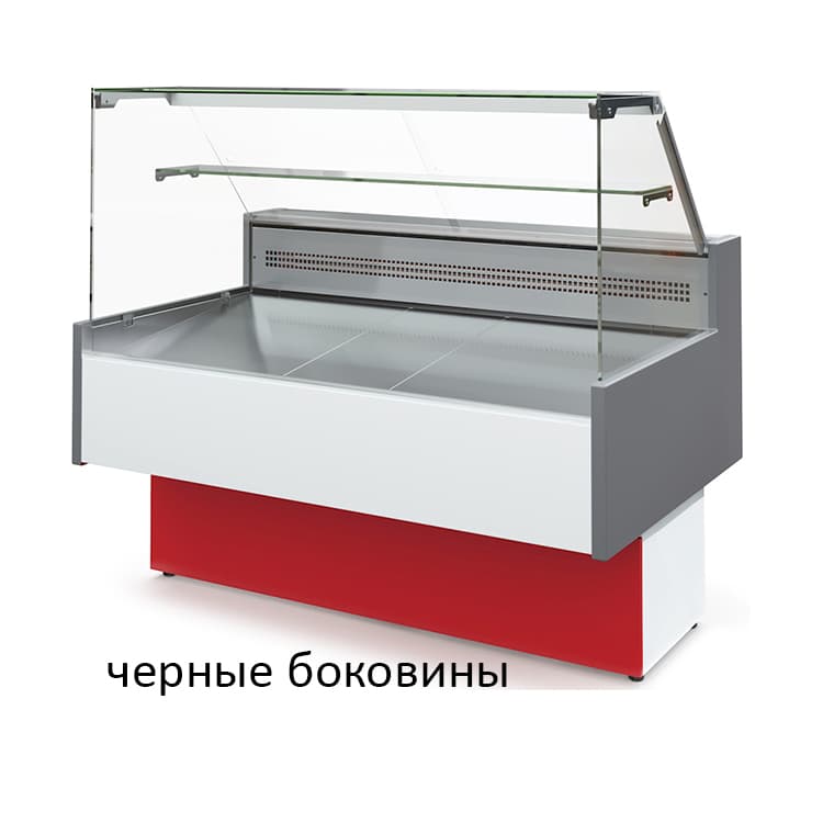 Витрина холодильная МХМ ТАИР ВХН-1.0 Cube (черные боковины)
