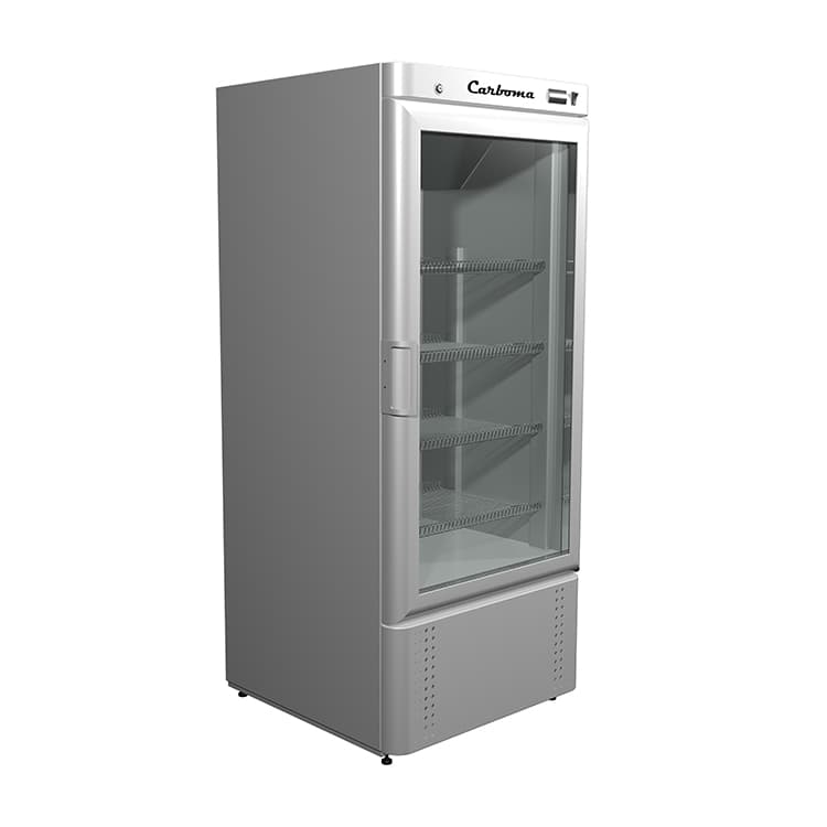 Шкаф холодильный Полюс R560 С (стекло) Сarboma INOX