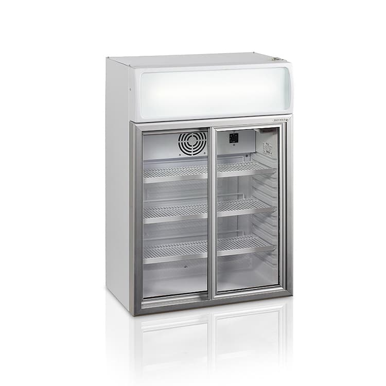 Шкаф холодильный со стеклом TEFCOLD FSC100-I с креплением к стене
