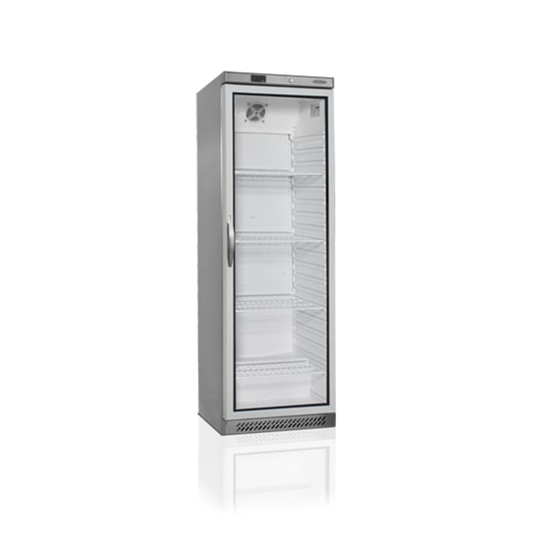 Шкаф холодильный со стеклом Tefcold UR400SG нержавеющий