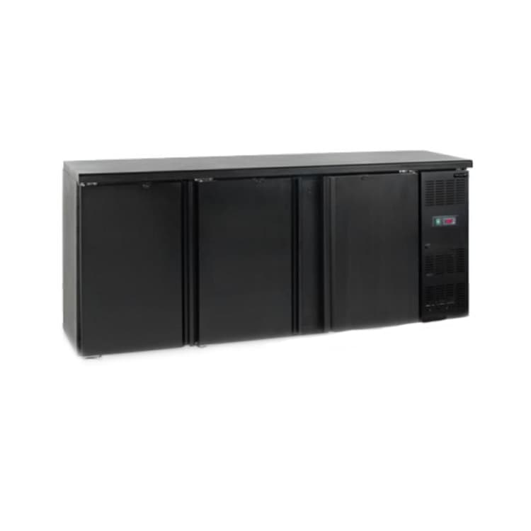 Шкаф холодильный с глухой дверью TEFCOLD CBC310 барный черный