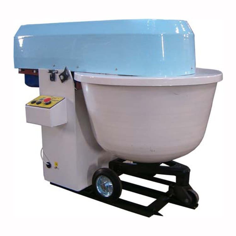 Тестомесильная машина ТММ-140 с дежой  подкатной из углеродистой
