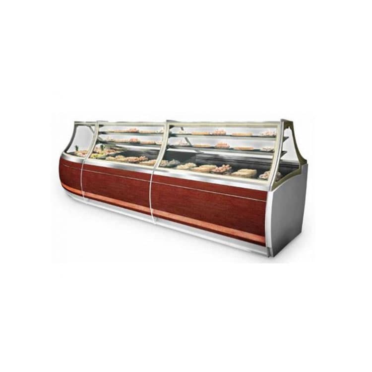 Витрина кондитерская угловая ISA PAGODA ICONA AI 30 3M RS A H150
