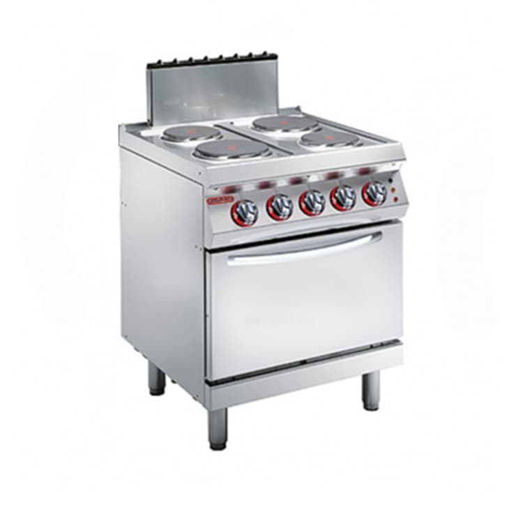 Плита 4 конфорочная 700 серии Angelo po 1G1PE1EV