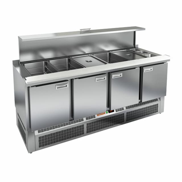 Стол для салатов (саладетта) Hicold SLE3-1111GN полипропилен