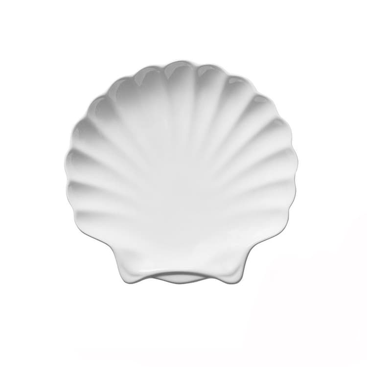 Блюдце CAMEO IMPERIAL WHITE для сервировки раковина 14Х13,5СМ H3СМ 210-506
