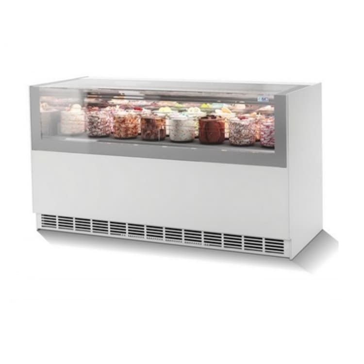 Витрина для мороженого ISA ONESHOW Base 170+170 цвет белый