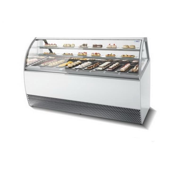 Витрина кондитерская ISA MILLENNIUM PAS LX 220 белая панель