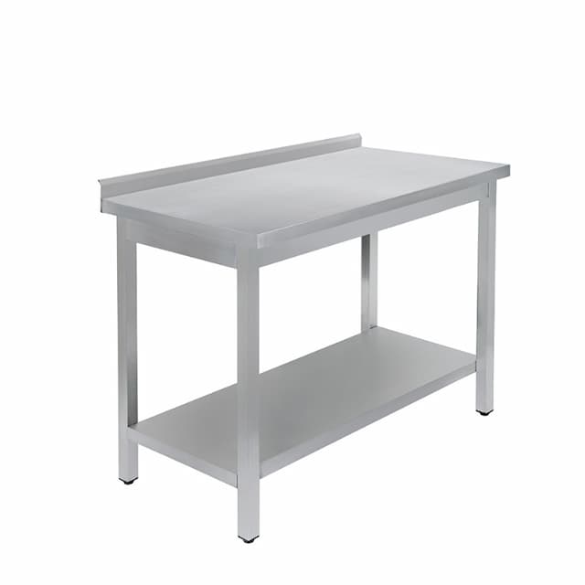 Стол универсальный Luxstahl СПУ-14/6 со сплошной полкой нерж