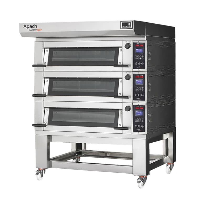 Печь подовая с подставкой без направляющих APACH BAKERY LINE E4K6LOW DP