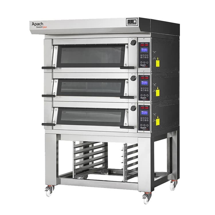 Печь подовая с подставкой с направляющими APACH BAKERY LINE E2LK6S DP