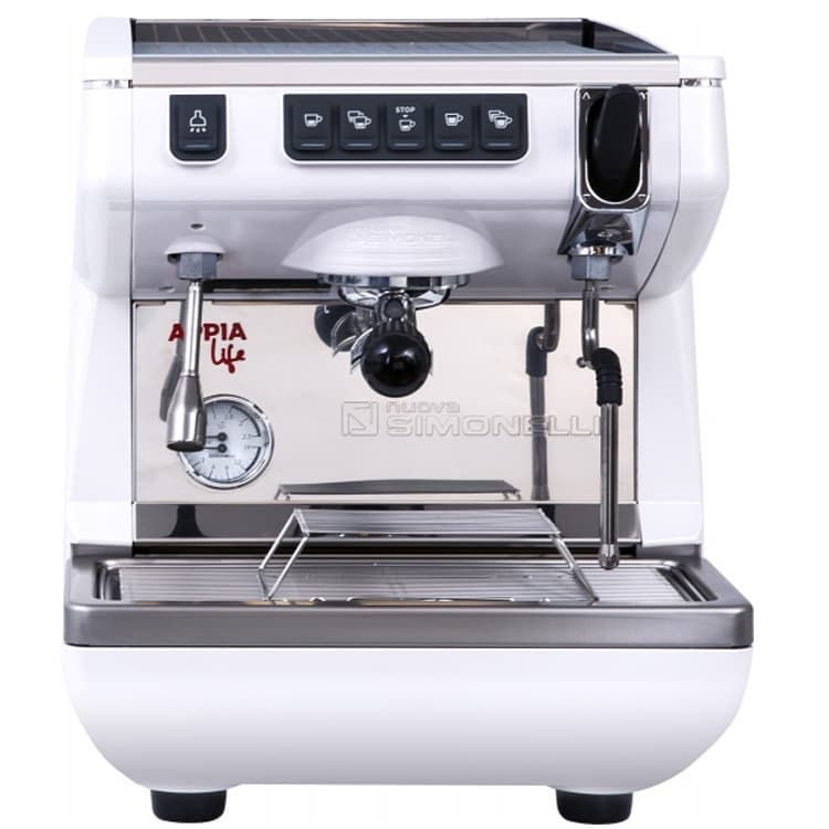 Кофемашина-автомат NUOVA SIMONELLI APPIA LIFE 1GR V 220V WHITE+HIGH GROUPS