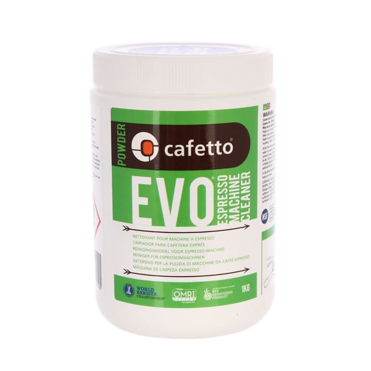 Средство для чистки рожковых кофемашин Cafetto Evo Powder 500 гр, органик.
