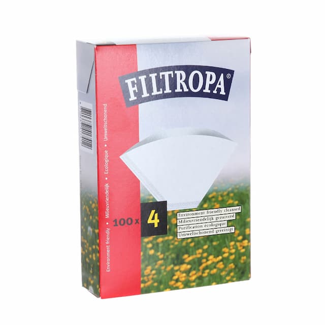 Фильтры Filtropa для кофеварок 04/100 белые 100шт.