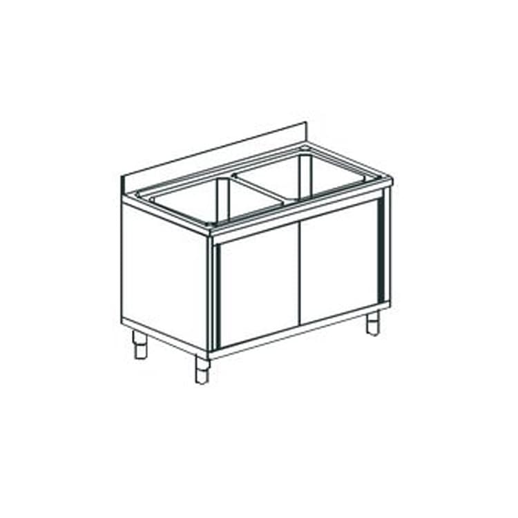 Ванна котломоечная APACH CHEF LINE L2P217-85SD