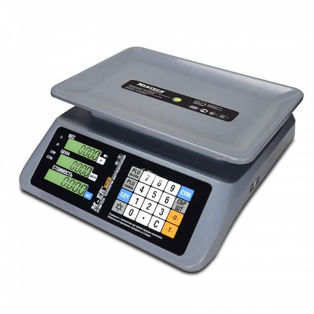 Торговые настольные весы MERTECH M-ER 321 AC-32.5 "MARGO" LCD