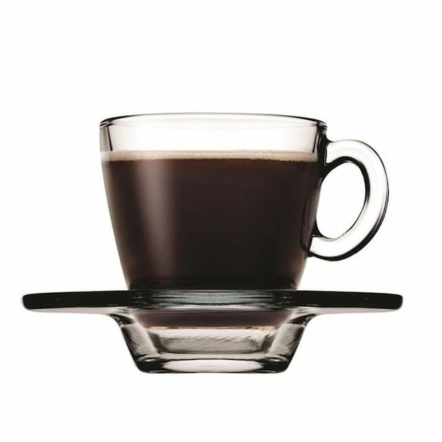 Кофейная пара 70 мл "Аква" d97/58 мм, h59 мм Pasabahce