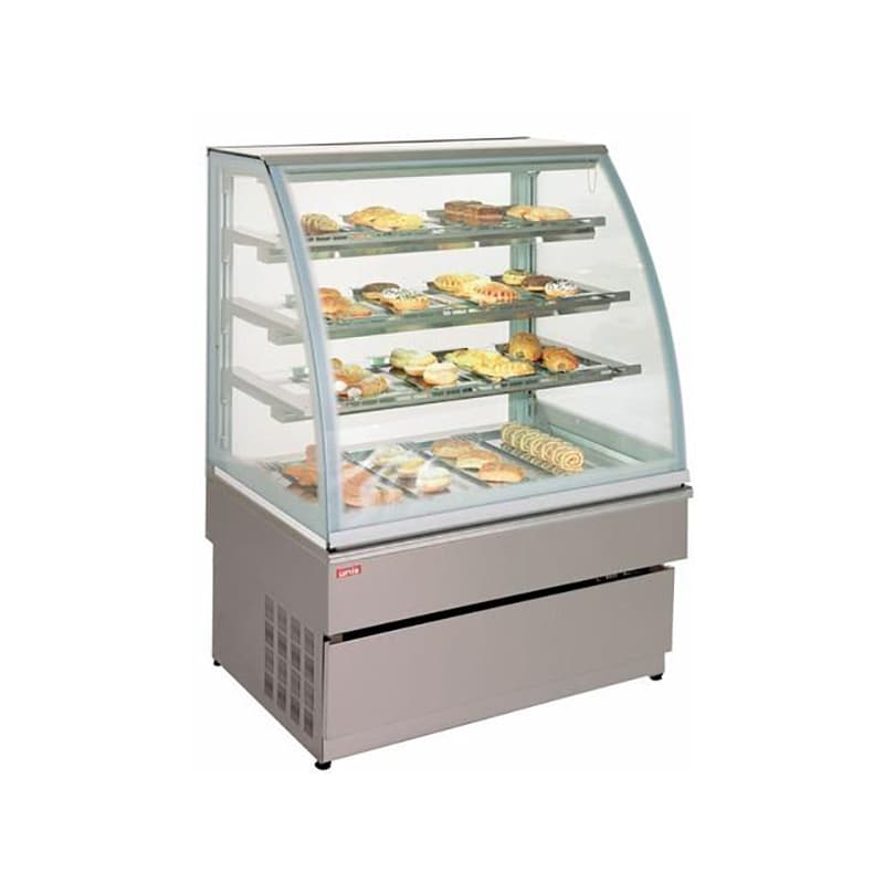 Витрина кондитерская Unis Georgia III 100 double glass, inox